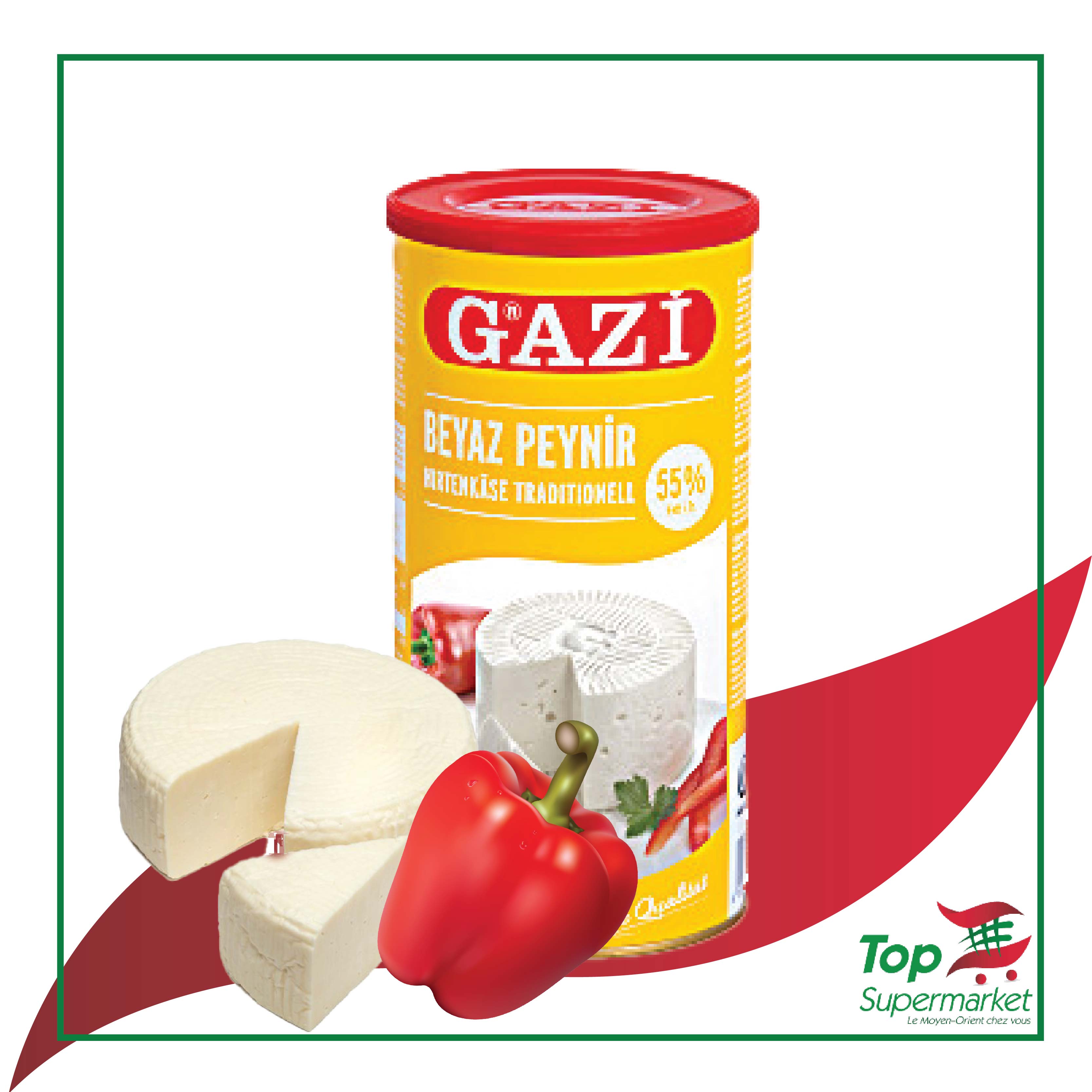 Gazi Fromage 55% 800gr